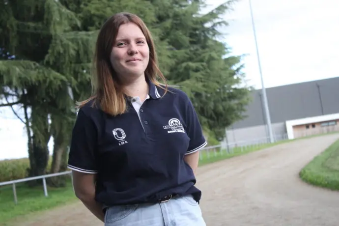 Soaz Bourdain, juge arbitre pour l'Aurore de Vitré athlétisme, à 20 ans.