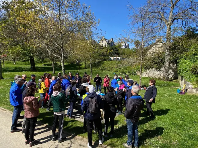 Photo de groupe de la Marche Nordique