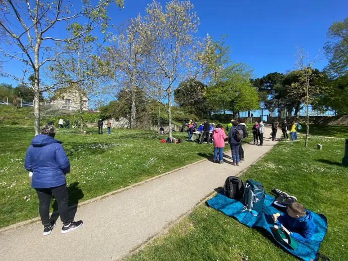 Photo de groupe de la Marche Nordique